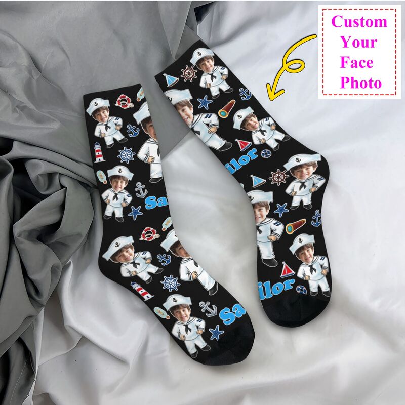 Women Fashion Designer Dresses Photos - Calcetines de vestir personalizados de capitán