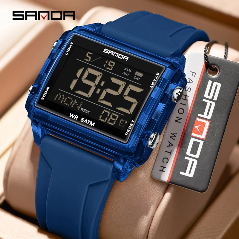 Women Fashion Zone - SANDA, nuevo reloj electrónico para hombres