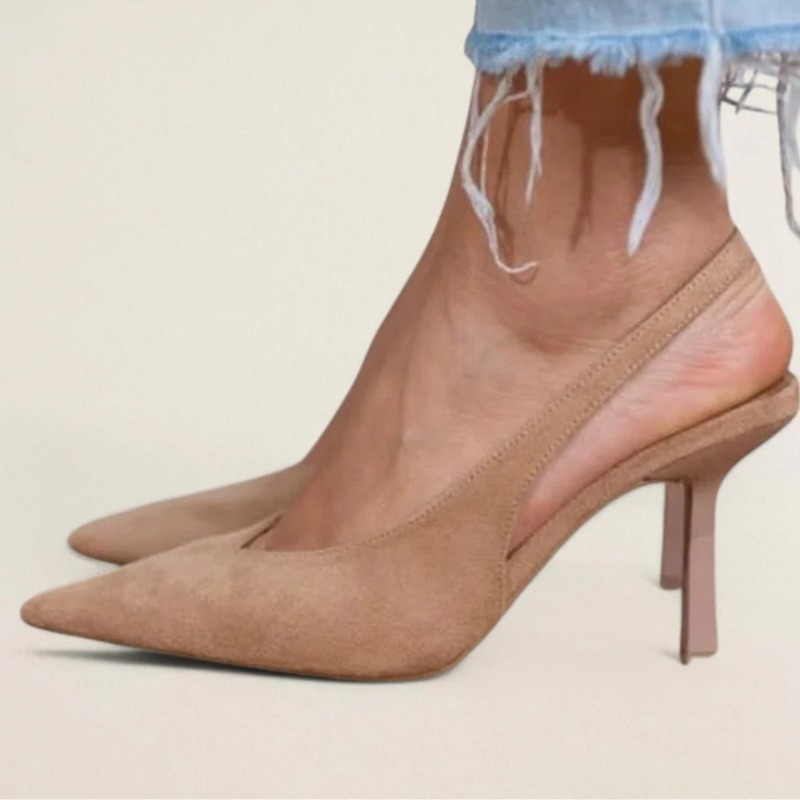 Women'S Fashion Socks - Zapatos de Tacón Alto con Punta
