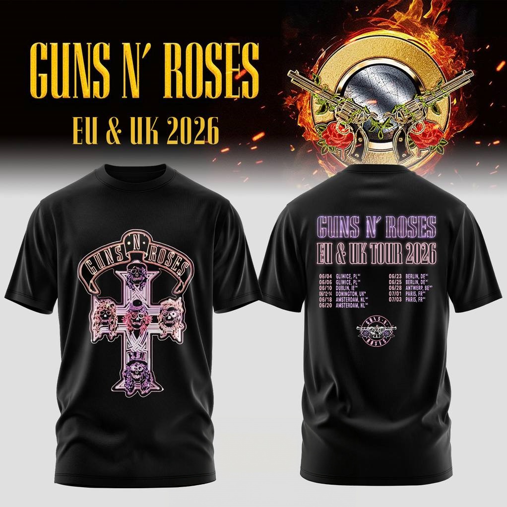 Women Fashion Uk - Camiseta Gráfica Guns N Roses EU