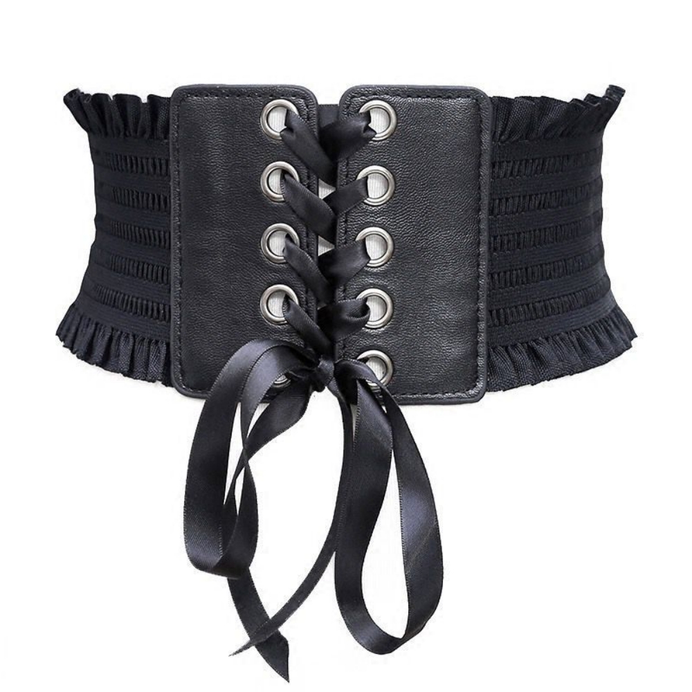 Belted Shirt Dress - Nuevos cinturones de corsé Retro para