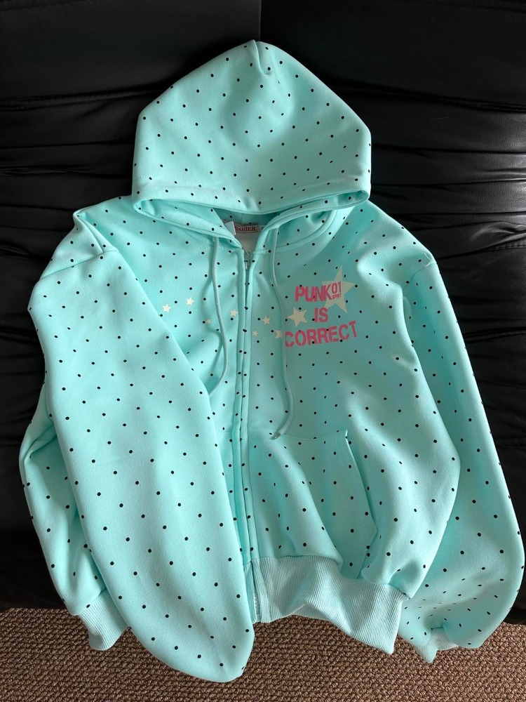 Women'S Fashion Zip Up Hoodies - Sudadera con Capucha Estilo Americano Y2K,