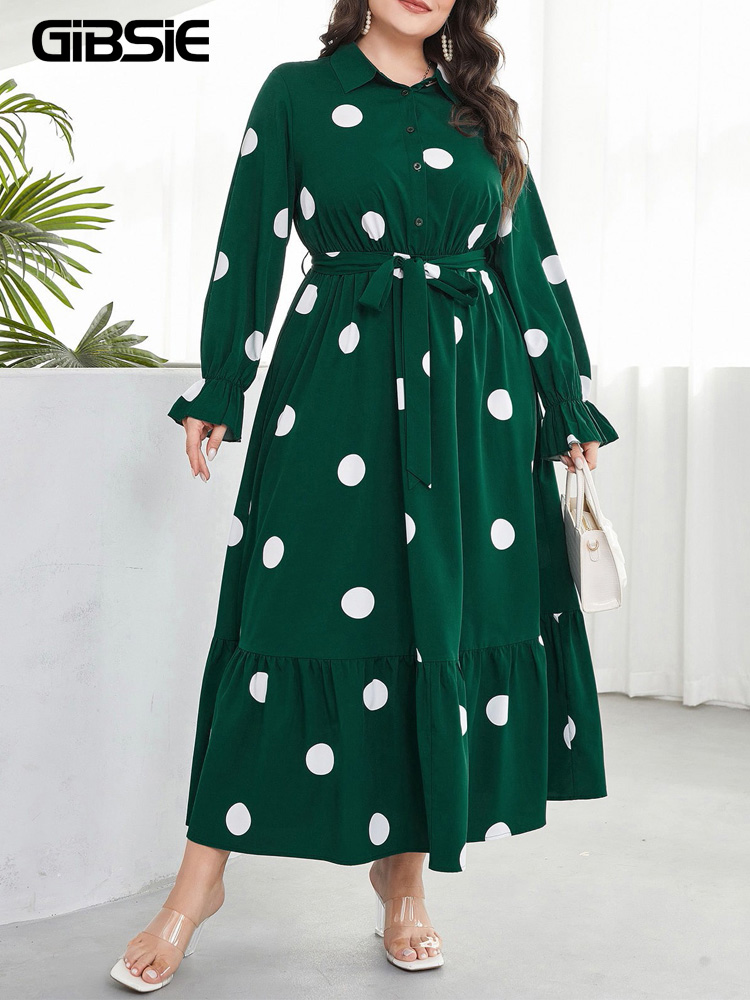 Belted Shirt Dress - Vestido Camisero con Cinturón y Botones