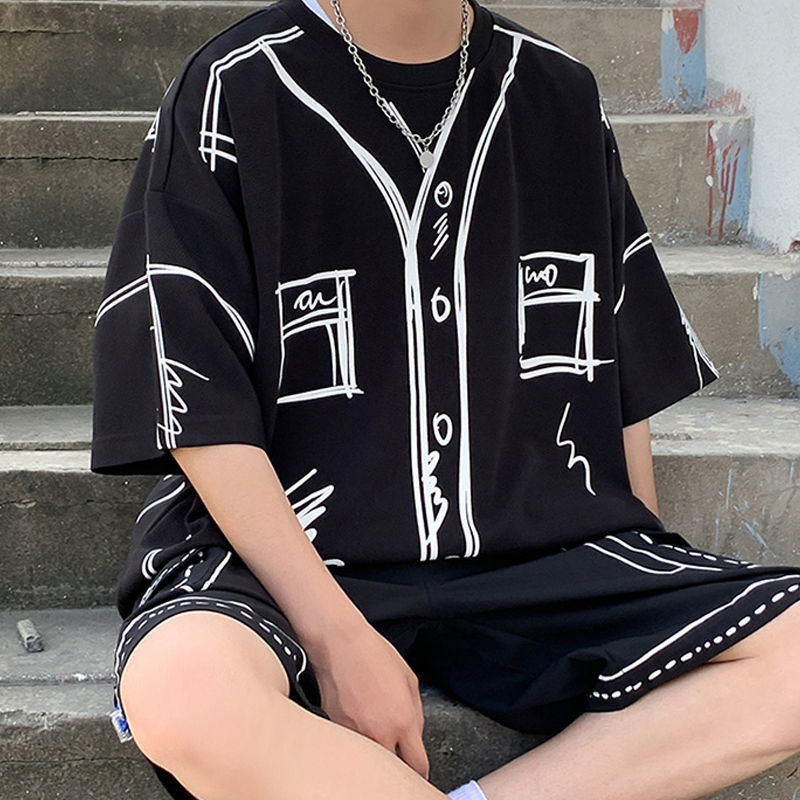 Women'S Fashion Revolution - Conjunto deportivo con grafiti para hombre