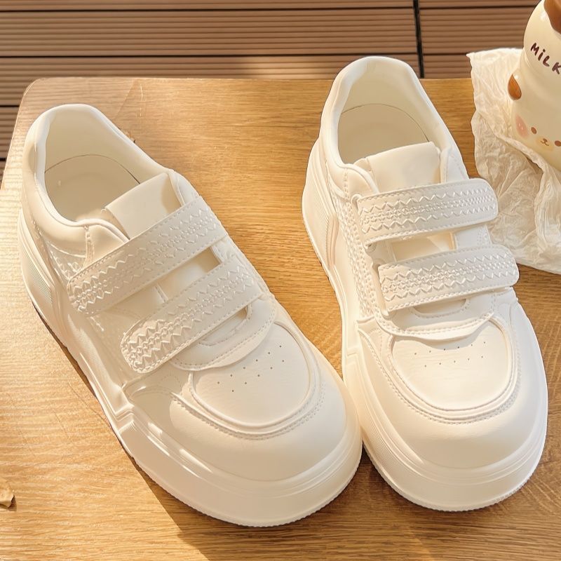 Women'S Fashion Velcro Sneakers - Zapatillas de Plataforma con Velcro para