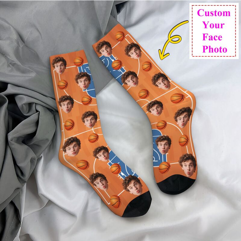 Women Fashion Designer Dresses Photos - Calcetines de baloncesto personalizados para hombre