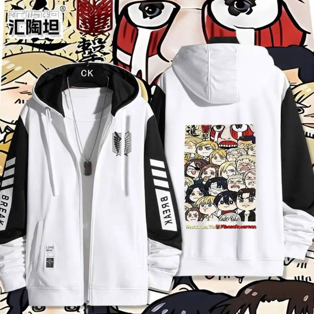 Women Fashion Jackets - Ackerman Levi Mikasa·Ackerman Eren Jaeger Disfraz