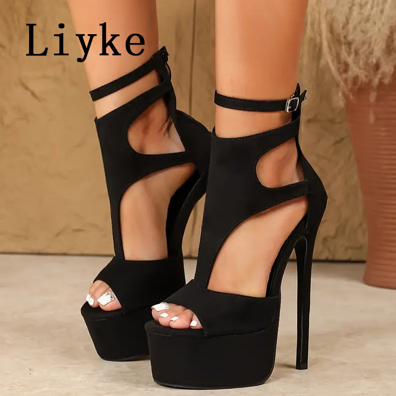 Women Fashion Show - Liyke modelo Show Sexy tacones extremos