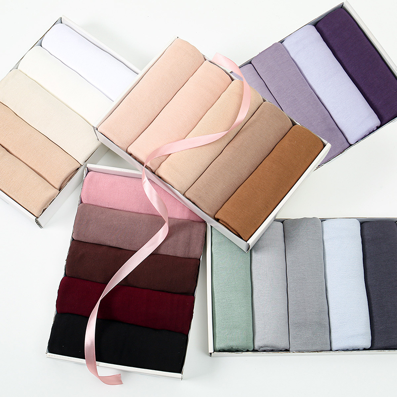 Women'S Fashion Jersey - Pañuelo Hijab de Jersey de Algodón