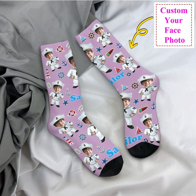 Women Fashion Designer Dresses Photos - Calcetines de vestir personalizados de capitán