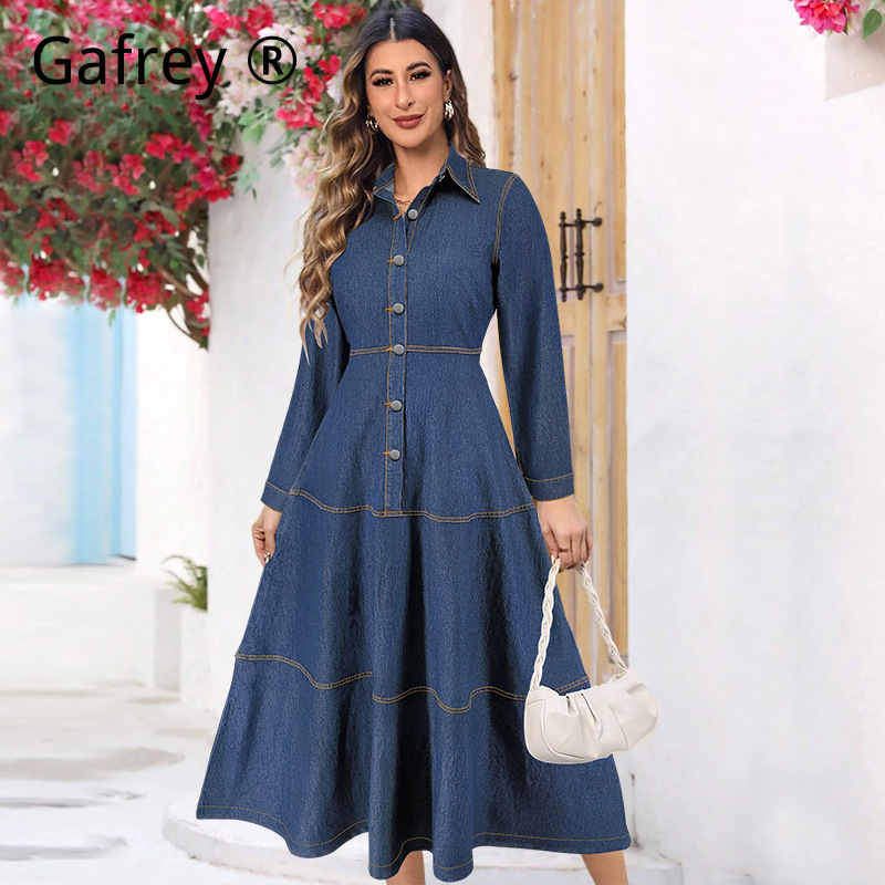 Nuevo Vestido Camisero Vaquero - Belted Shirt Dress reseña y precio