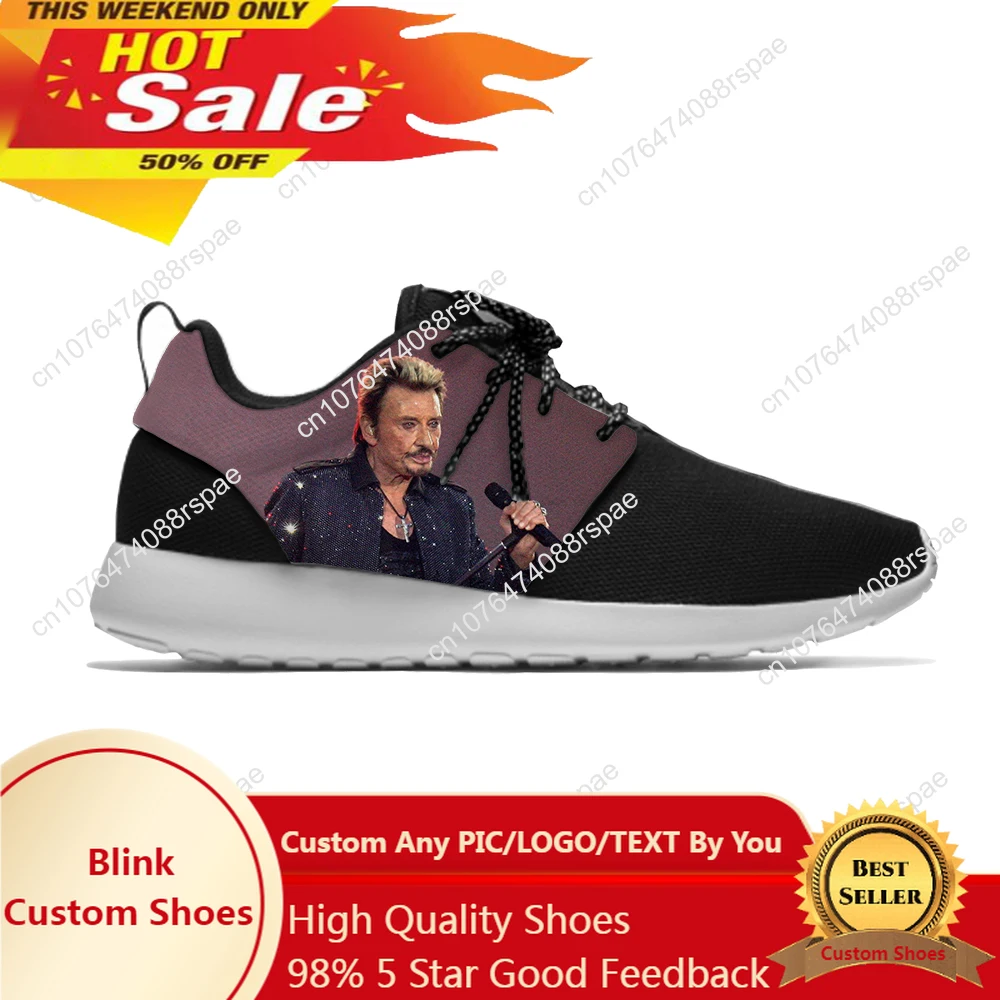Rock Star Johnny Hallyday Musi - Women'S Fashion Running Shoes reseña y precio
