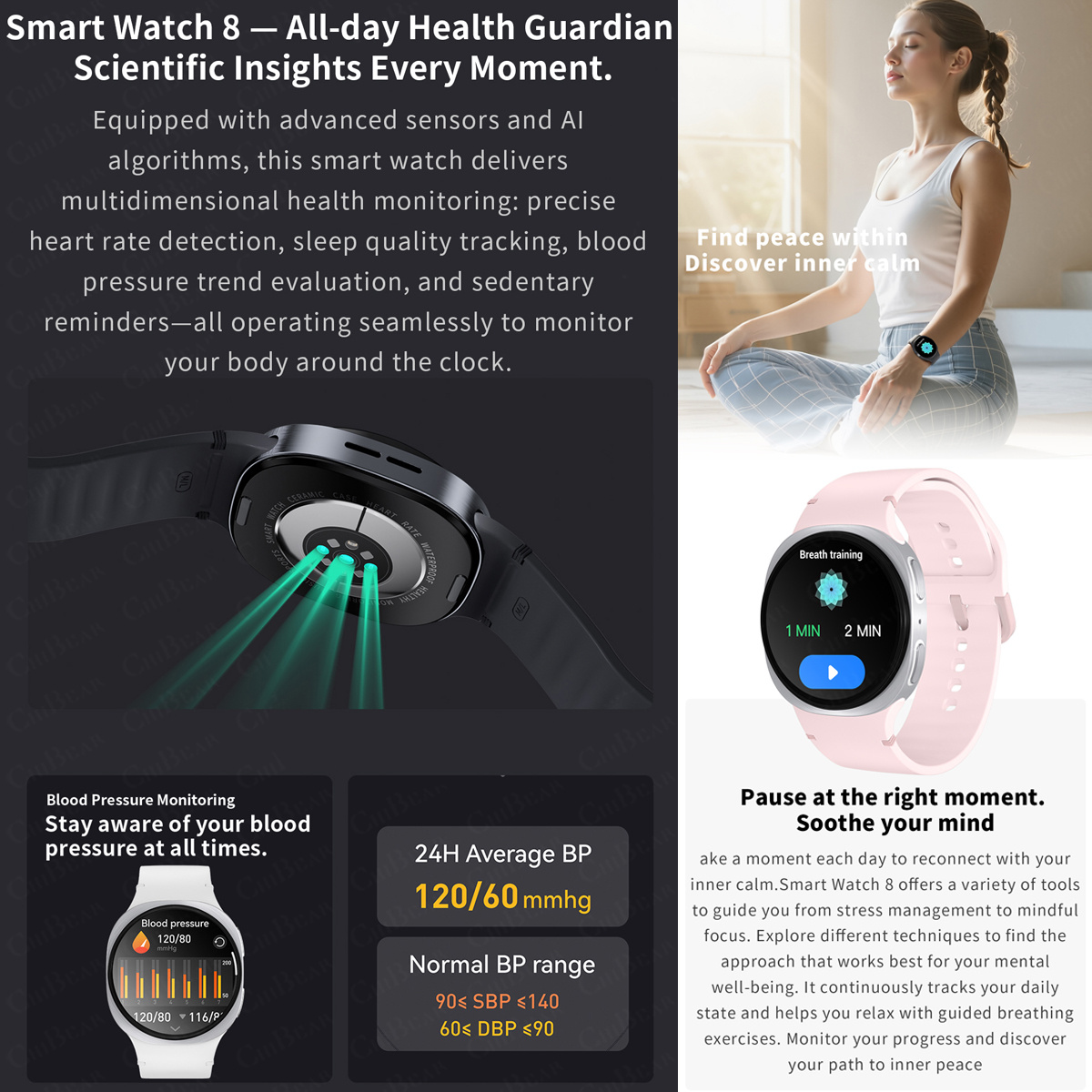 Reloj Inteligente 2026 con GPS - Women Fashion Zone reseña y precio
