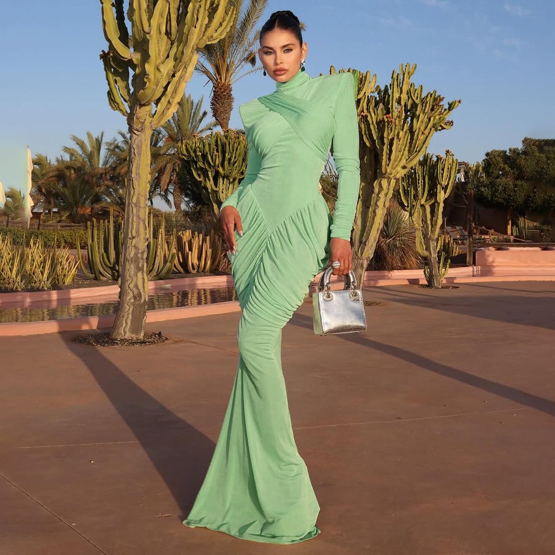 Elegante Vestido de Fiesta par - Women'S Fashion Jersey reseña y precio
