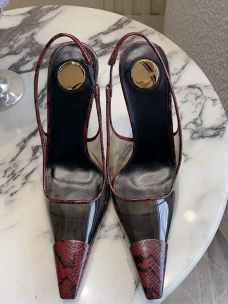 Sandalias de Tacón Alto Transp - Women Fashion Show reseña y precio