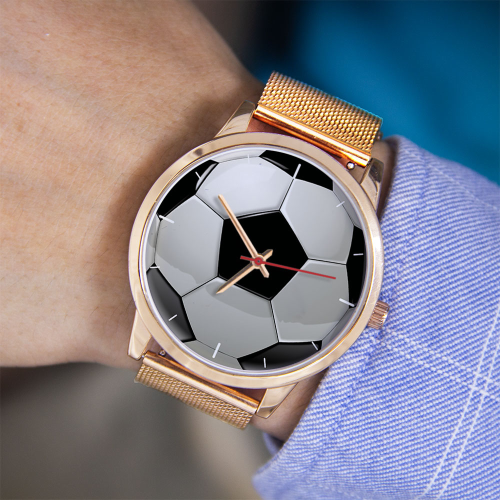 Fútbol Diseño de fútbol Fans P - Fashion Women Watches reseña y precio