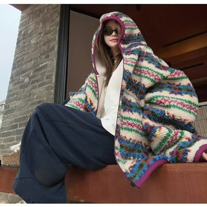 2025 Primavera y otoño Nueva c - Women'S Fashion Zip Up Hoodies reseña y precio