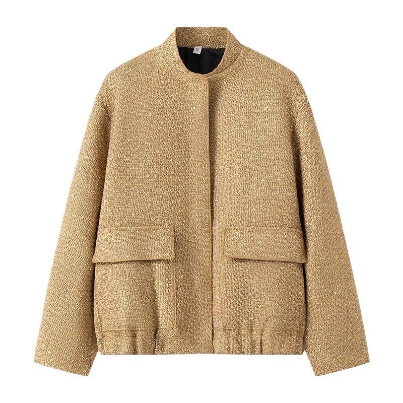 Chaqueta Bomber con lentejuela - Women'S Fashion Bomber Jacket reseña y precio