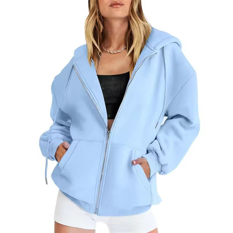 Sudadera con capucha y cremall - Women'S Fashion Zip Up Hoodies reseña y precio