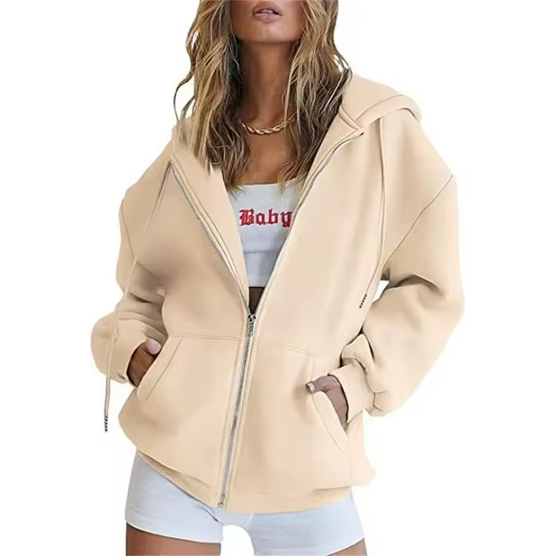 Sudadera con capucha y cremall - Women'S Fashion Zip Up Hoodies reseña y precio