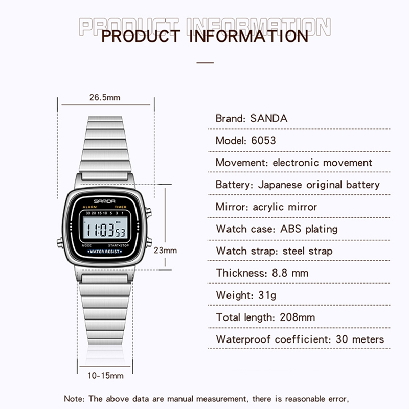 SANDA-reloj de cuarzo clásico  - Women Fashion Zone reseña y precio