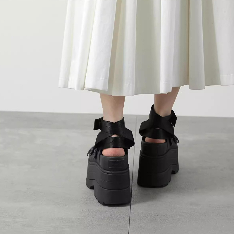 Sandalias de tacón alto de ver - Women'S Fashion Velcro Sneakers reseña y precio