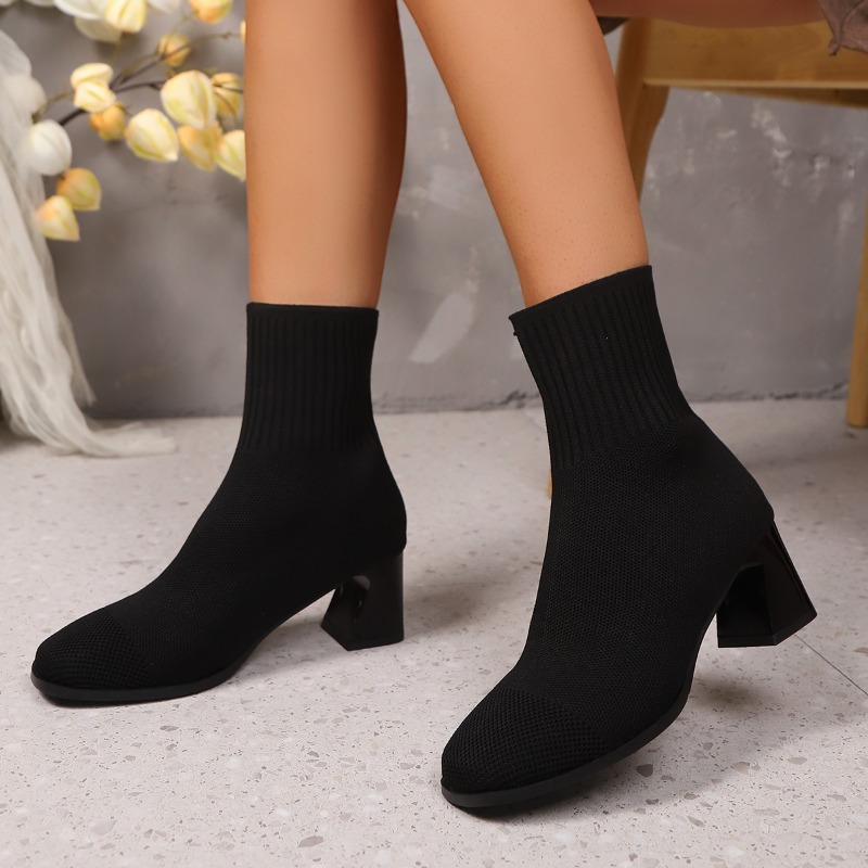 Botines de mujer Tacón de punt - Women'S Fashion Socks reseña y precio