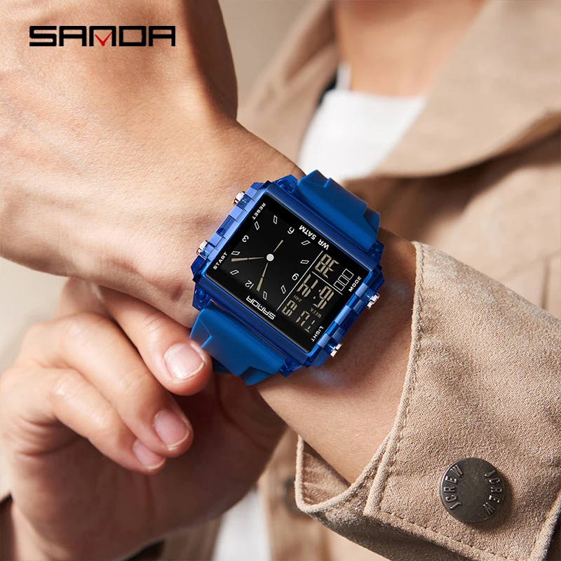 SANDA, reloj analógico electró - Women Fashion Zone reseña y precio