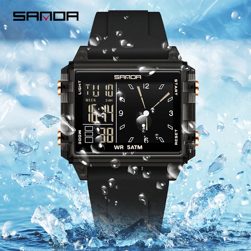 SANDA, reloj analógico electró - Women Fashion Zone reseña y precio