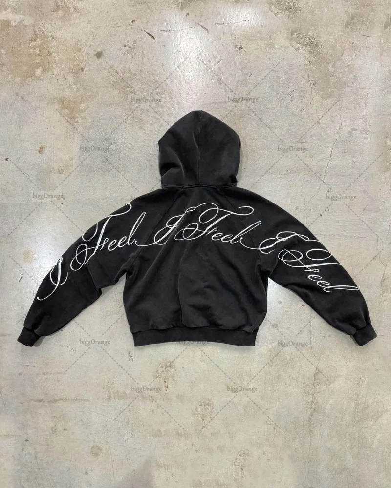Y2K harajuku gótico estampado  - Women'S Fashion Zip Up Hoodies reseña y precio