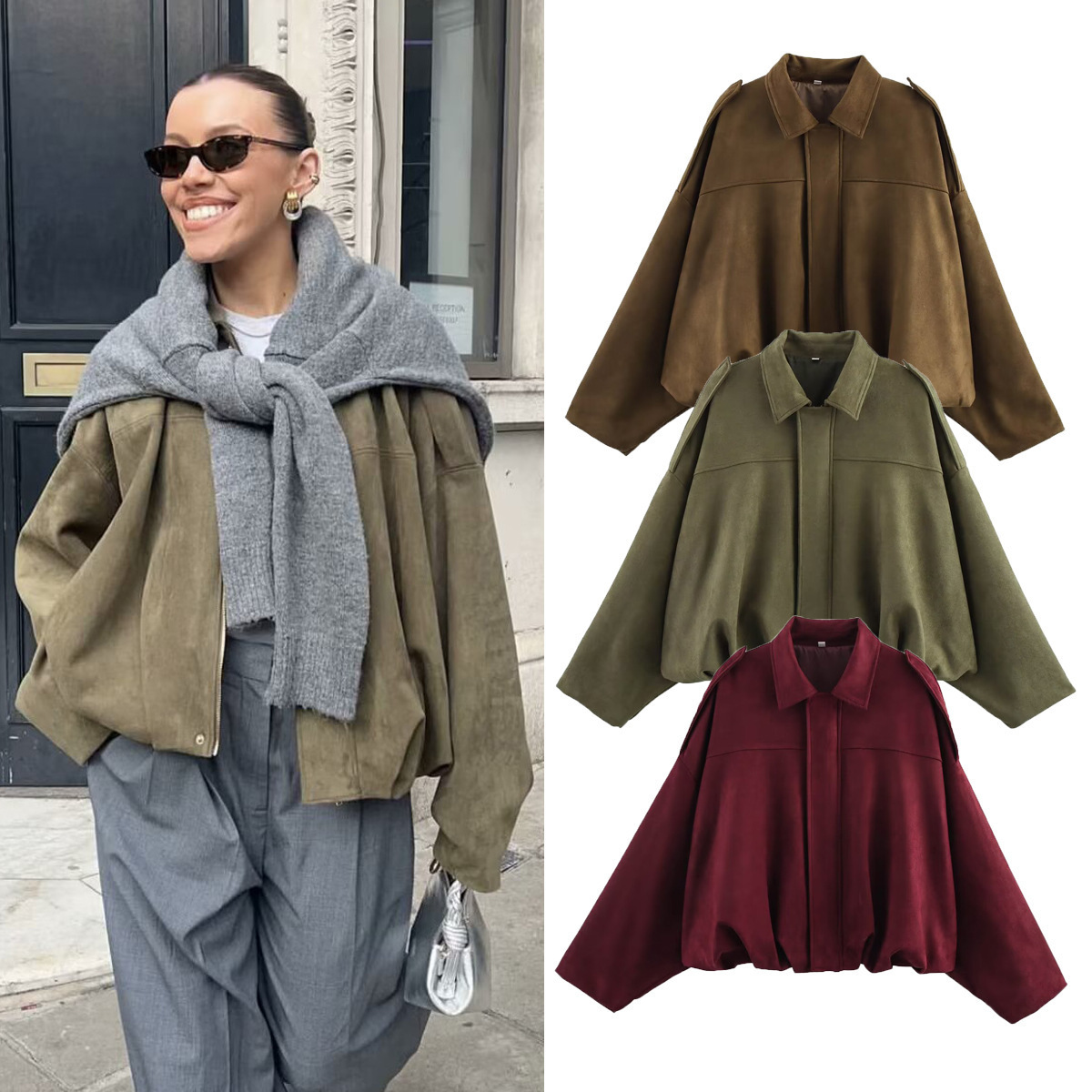 Chaquetas Bomber para Mujer, A - Women'S Fashion Bomber Jacket reseña y precio