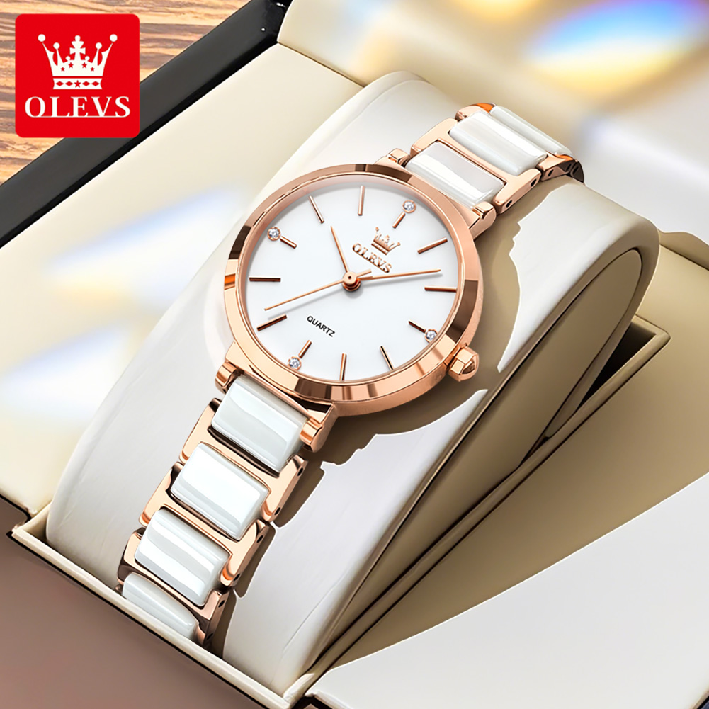 OLEVS Reloj de mujer 5877 Relo - Fashion Women Watches reseña y precio