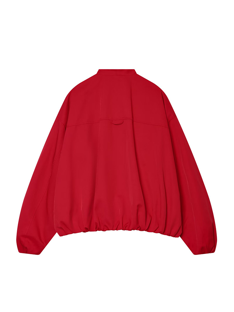 Chaqueta Bomber Corta Roja de  - Women'S Fashion Bomber Jacket reseña y precio