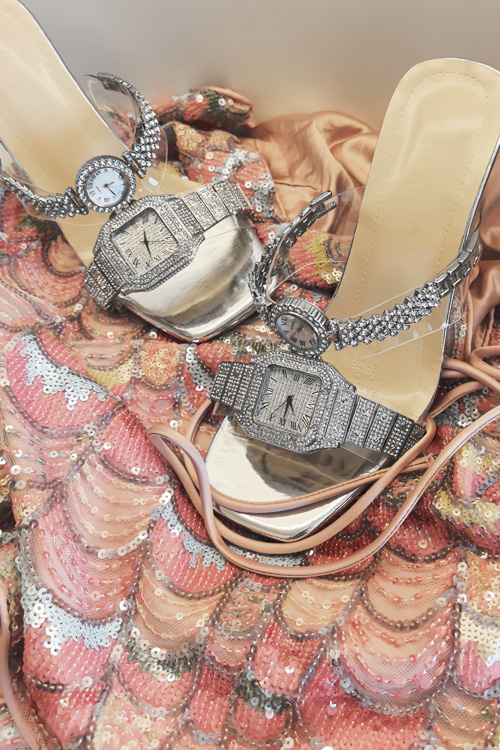 Sandalias de tacón alto con re - Fashion Women Watches reseña y precio