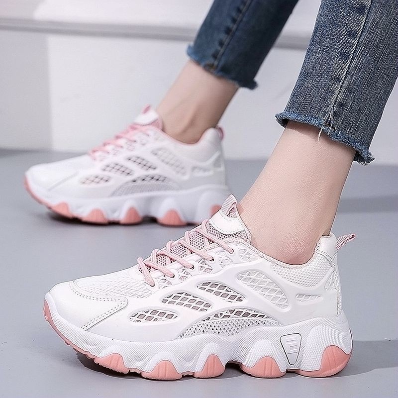 Zapatillas gruesas de malla tr - Women'S Fashion Running Shoes reseña y precio