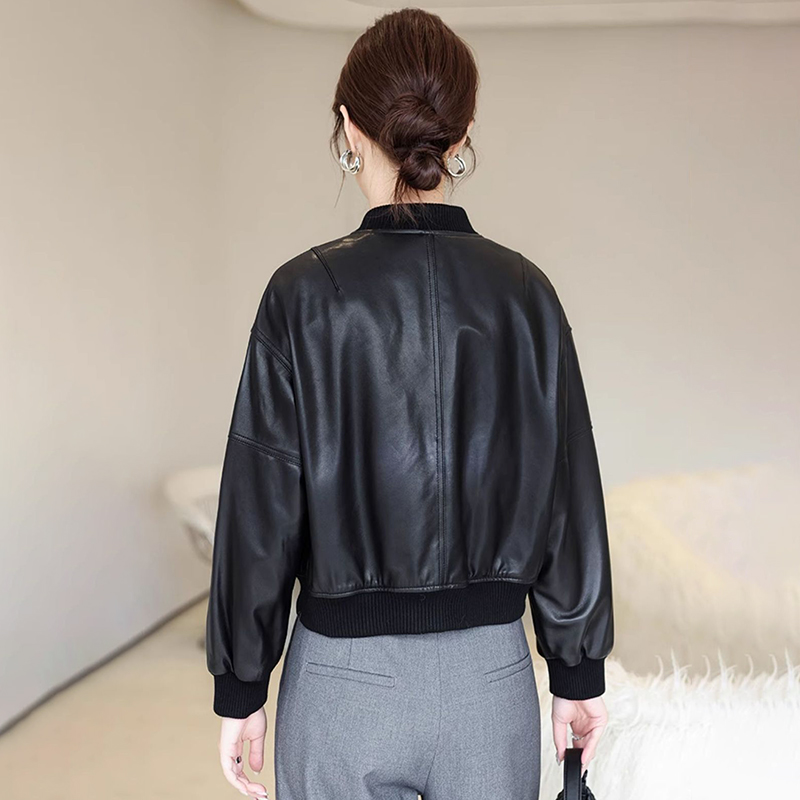 Chaqueta de piel sintética Ret - Women'S Fashion Bomber Jacket reseña y precio