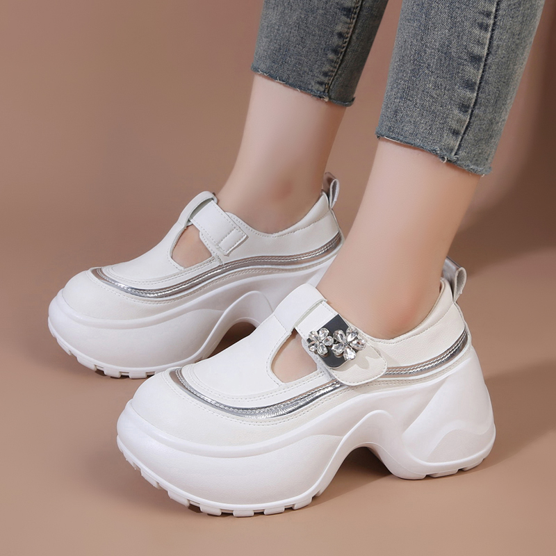 Zapatos informales con decorac - Women'S Fashion Velcro Sneakers reseña y precio