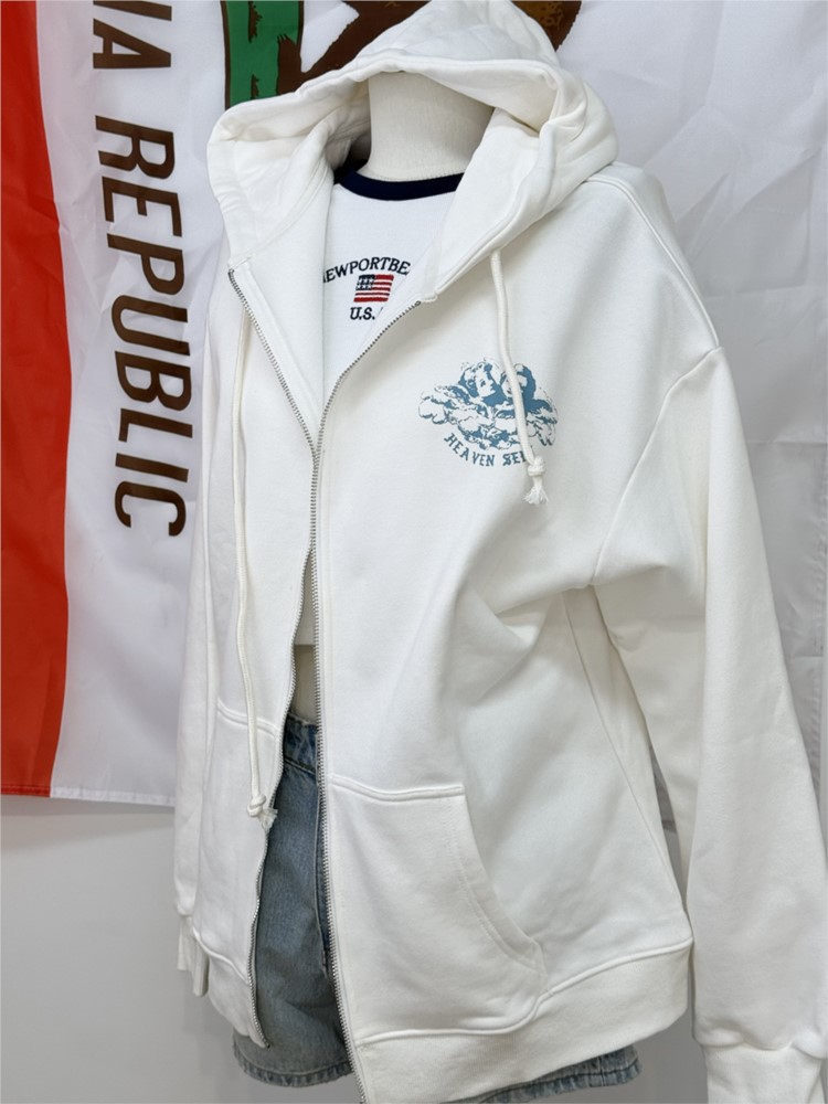 Sudaderas con capucha blancas  - Women'S Fashion Zip Up Hoodies reseña y precio