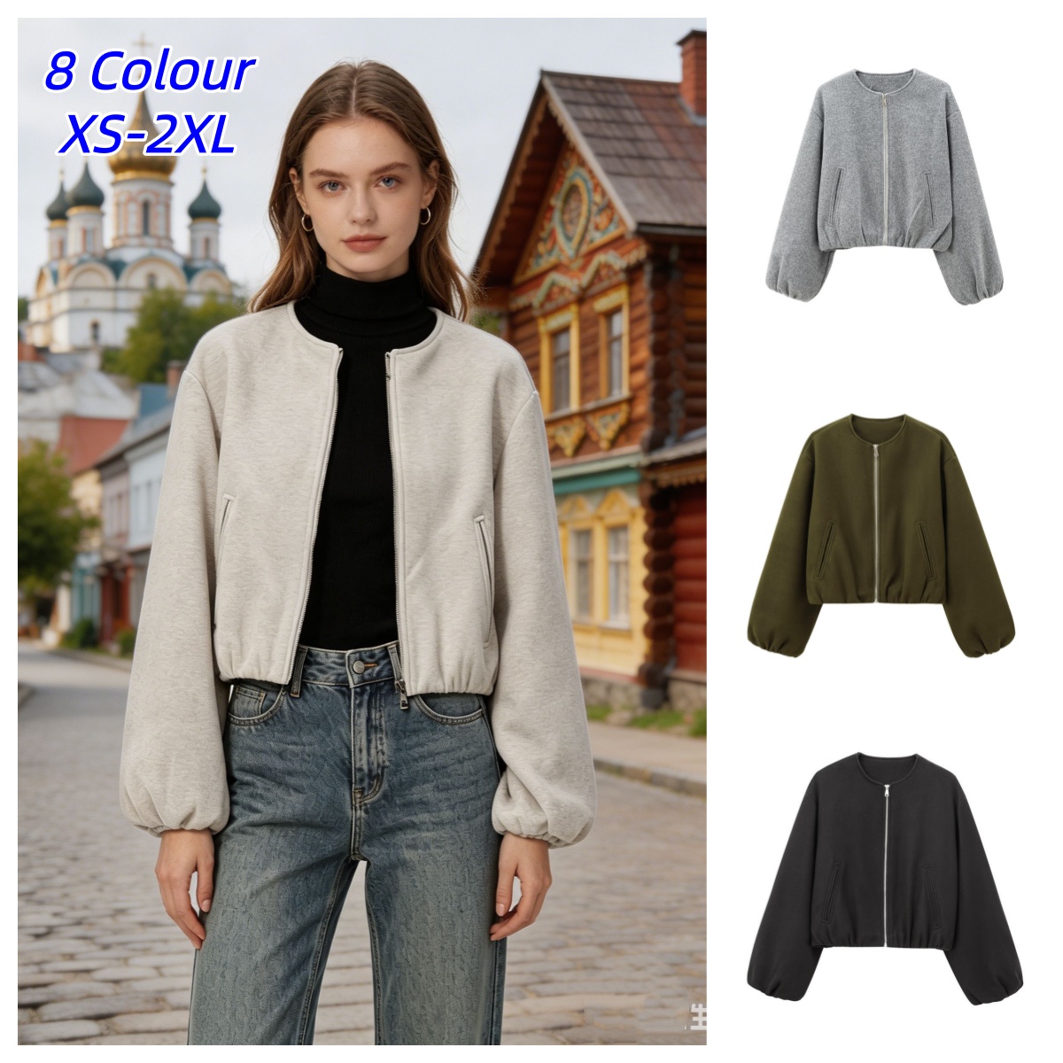 Chaquetas Bomber Retro con Cie - Women'S Fashion Bomber Jacket reseña y precio