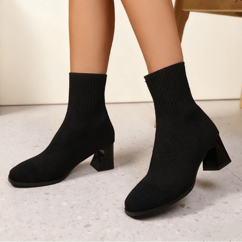 Botines de punto con punta cua - Women'S Fashion Socks reseña y precio