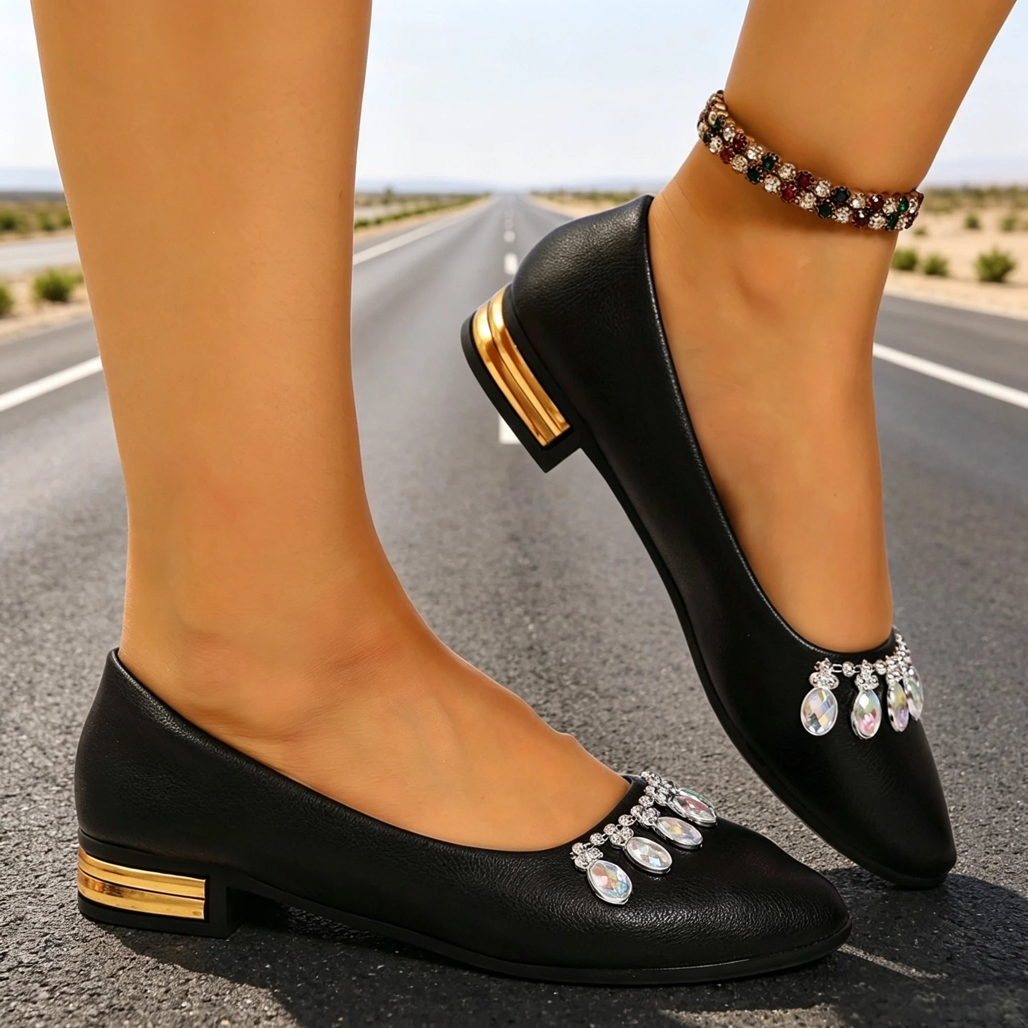 Zapatos Planos de Mujer con Pu - Women Fashion Show reseña y precio