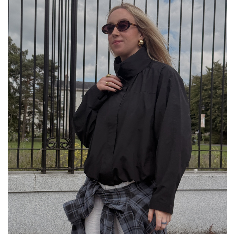 MUJER cortavientos negro para  - Women'S Fashion Bomber Jacket reseña y precio
