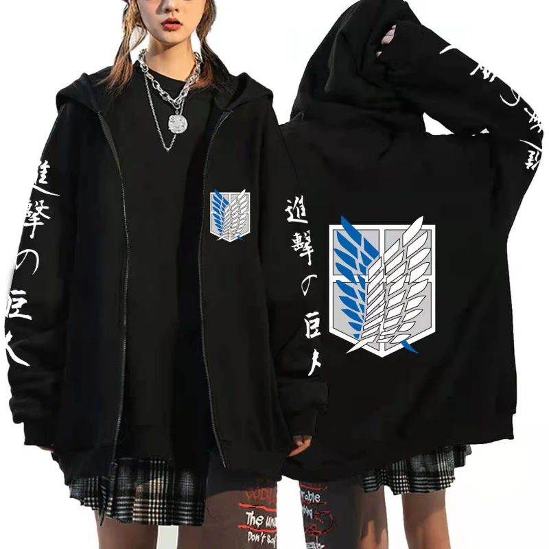 Sudadera con capucha de Anime  - Women'S Fashion Zip Up Hoodies reseña y precio