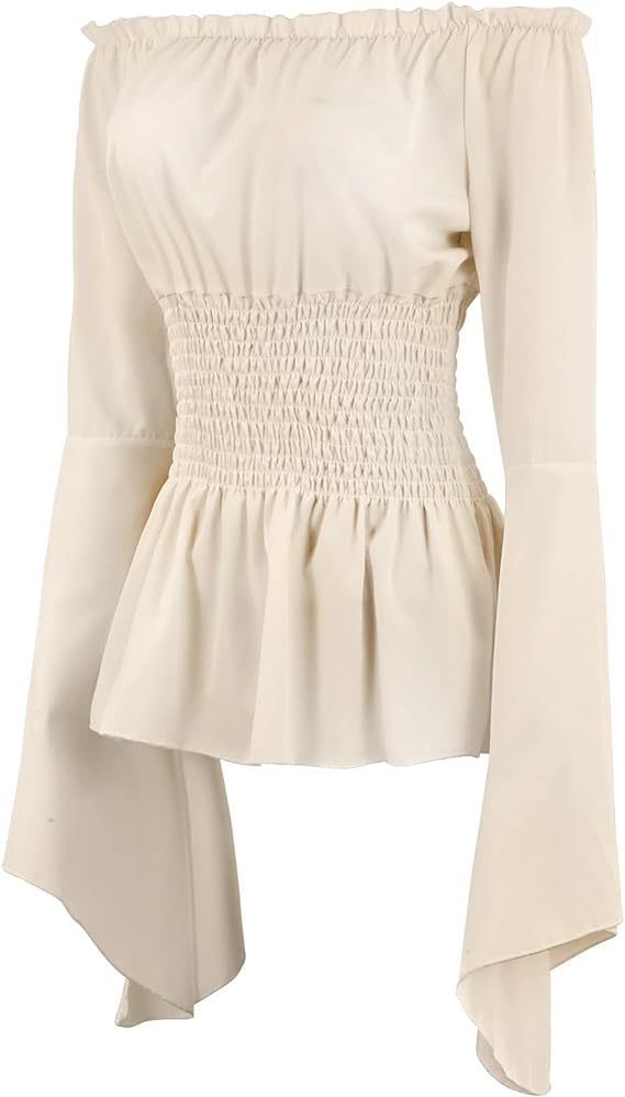 Blusa renacentista para mujer, - Belted Shirt Dress reseña y precio