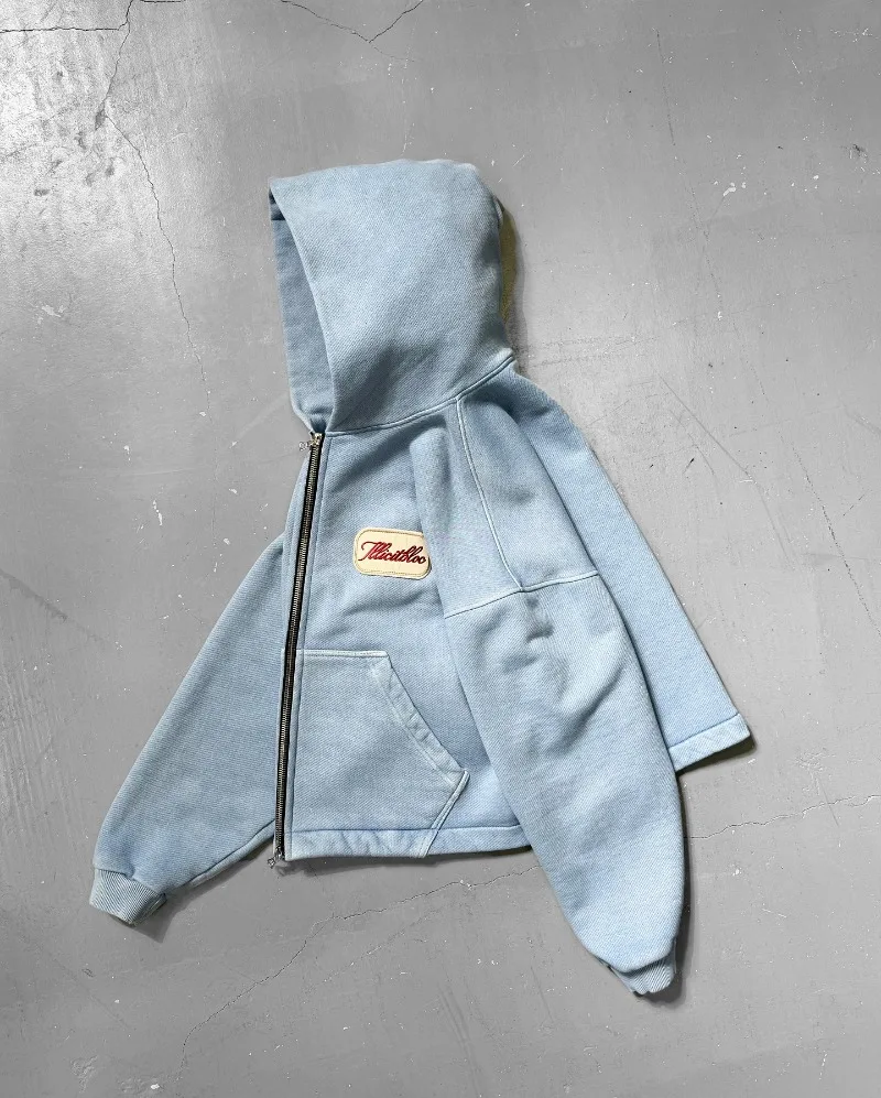 Y2K moda nueva letra bordado p - Women'S Fashion Zip Up Hoodies reseña y precio