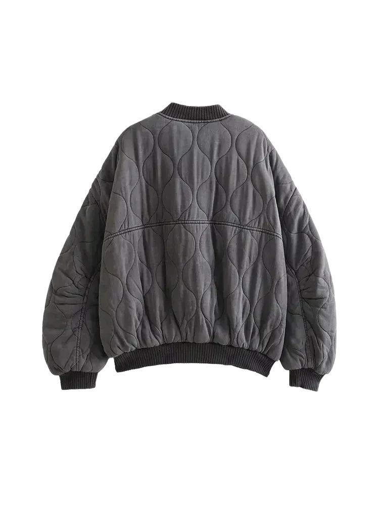Chaquetas Bomber acolchadas gr - Women'S Fashion Bomber Jacket reseña y precio