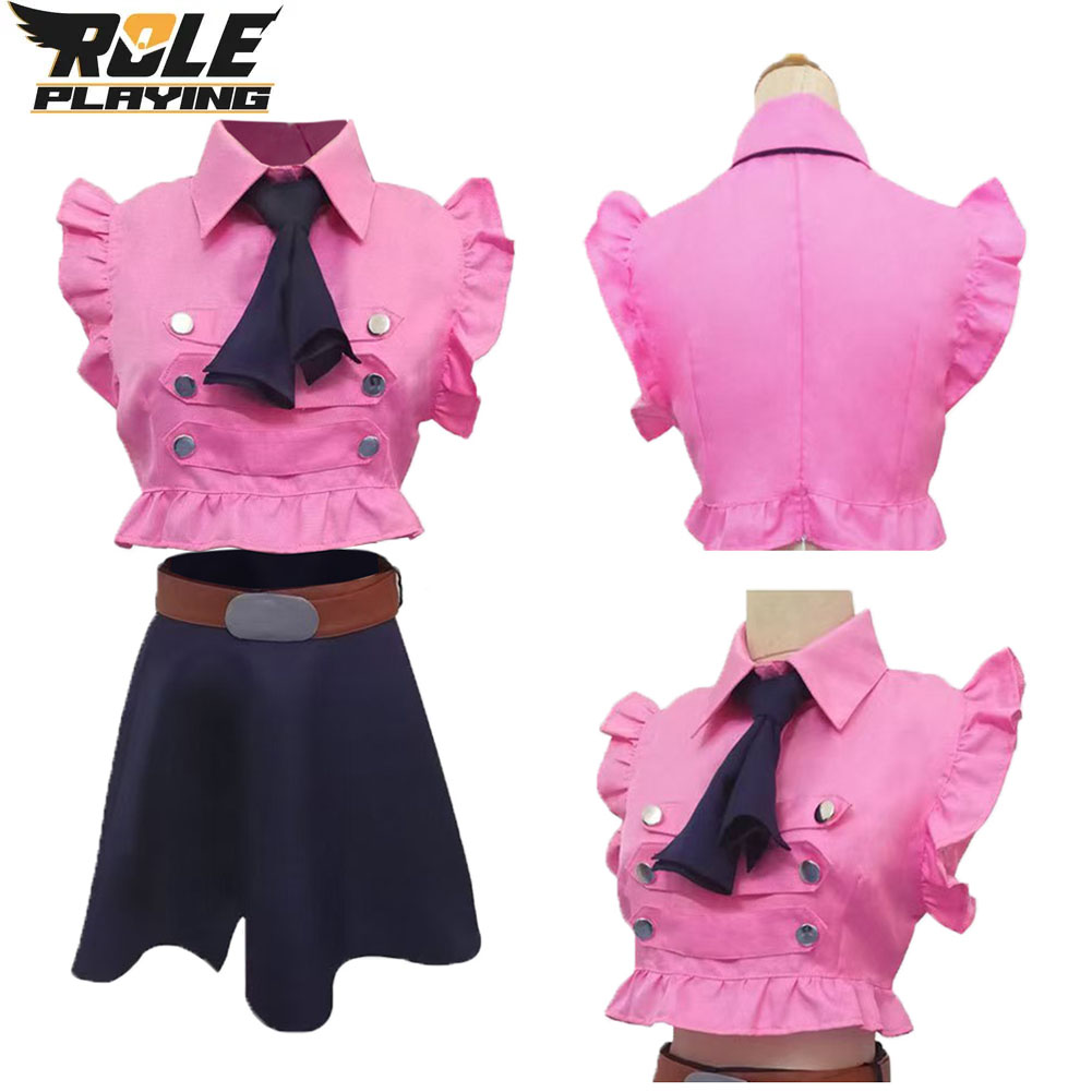 Disfraz de Cosplay de Elizabet - Belted Shirt Dress reseña y precio