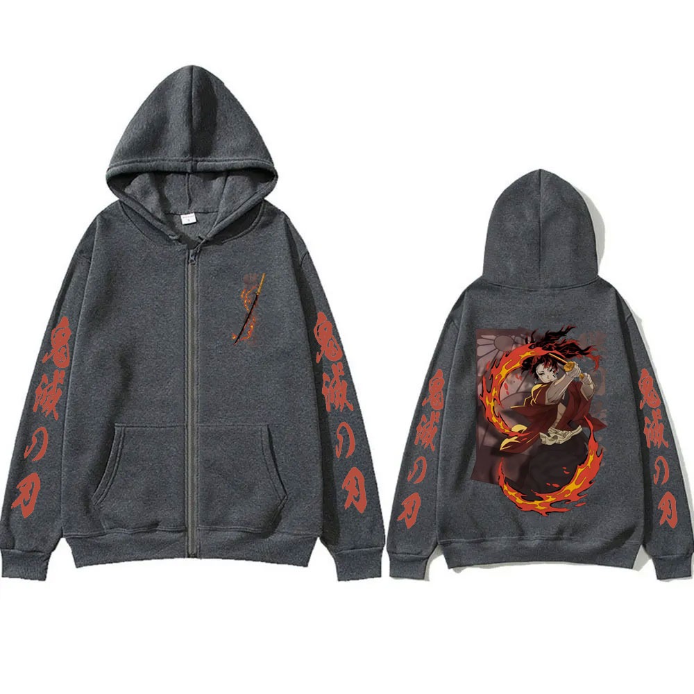 Nuevo Demon Slayer Tsugikuni Y - Women'S Fashion Zip Up Hoodies reseña y precio