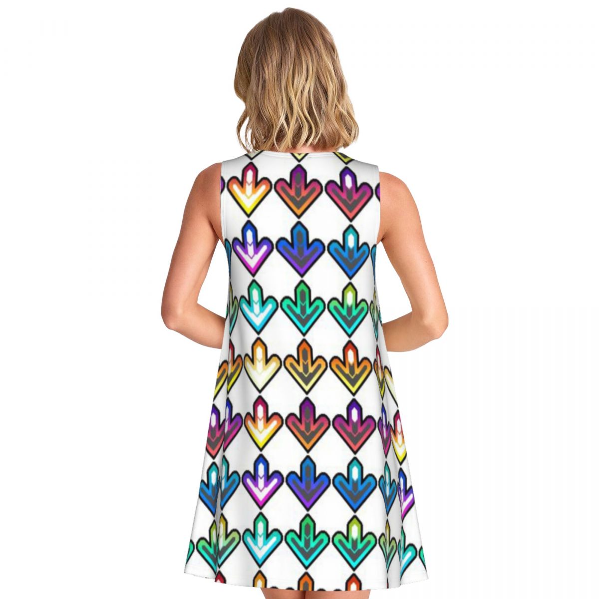 Vestido Chic sin Mangas con Pa - Women'S Fashion Revolution reseña y precio