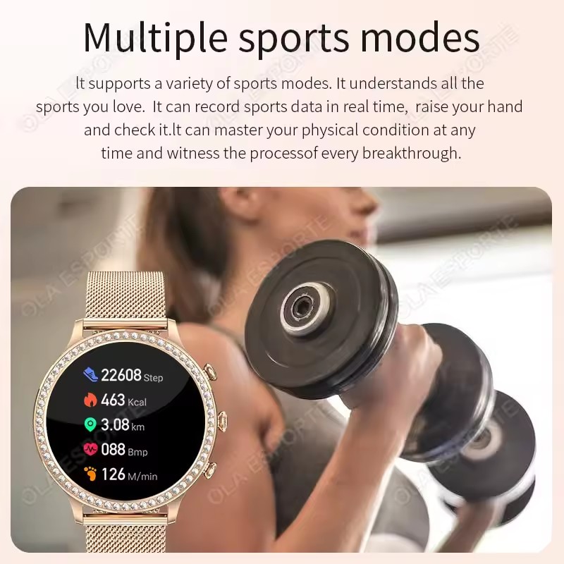 Elegante Reloj Inteligente par - Women Fashion Zone reseña y precio